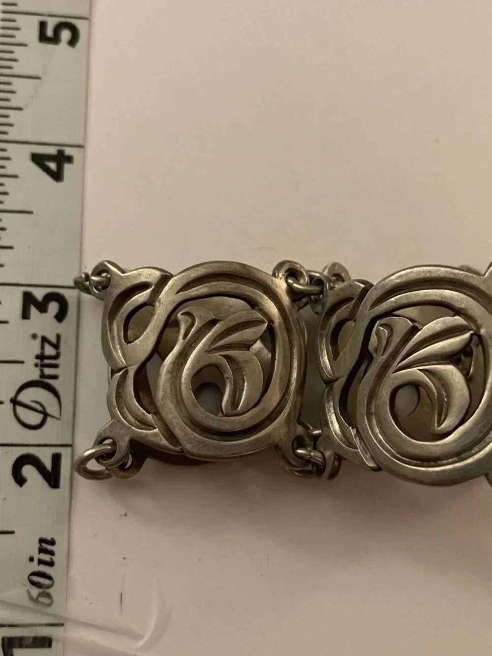 Vintage Sterling Silver Bracelet Taxco 980 62 grams RARE 7" 1930-40s 98% Silver - Picture 12 of 13